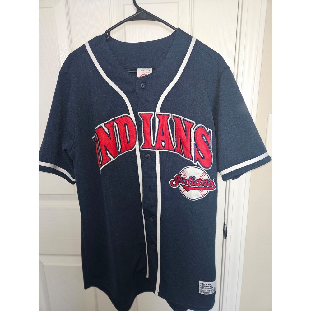 Vintage Cleveland Indians Baseball Diamond Collection Genuine Merchandi Jersey M